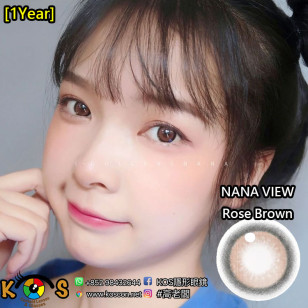 [1Year]I-DOL URIA NANA VIEW Rose Brown